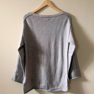 HostPick Wilfred Grey Merino Wool boatneck Sweater